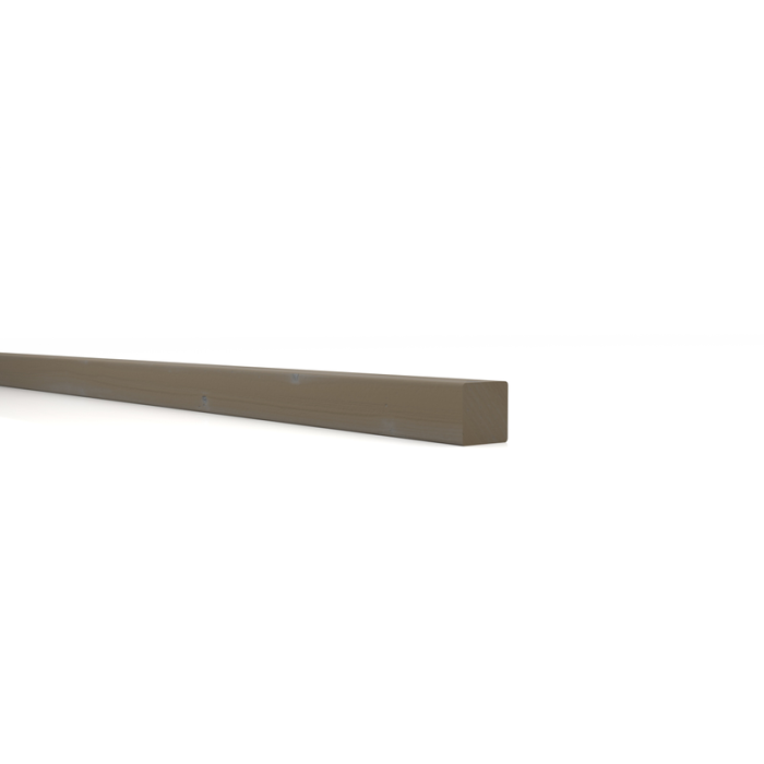 Ribba till Staket Öckerö Linax Grå 1490x46x45 mm Jabo