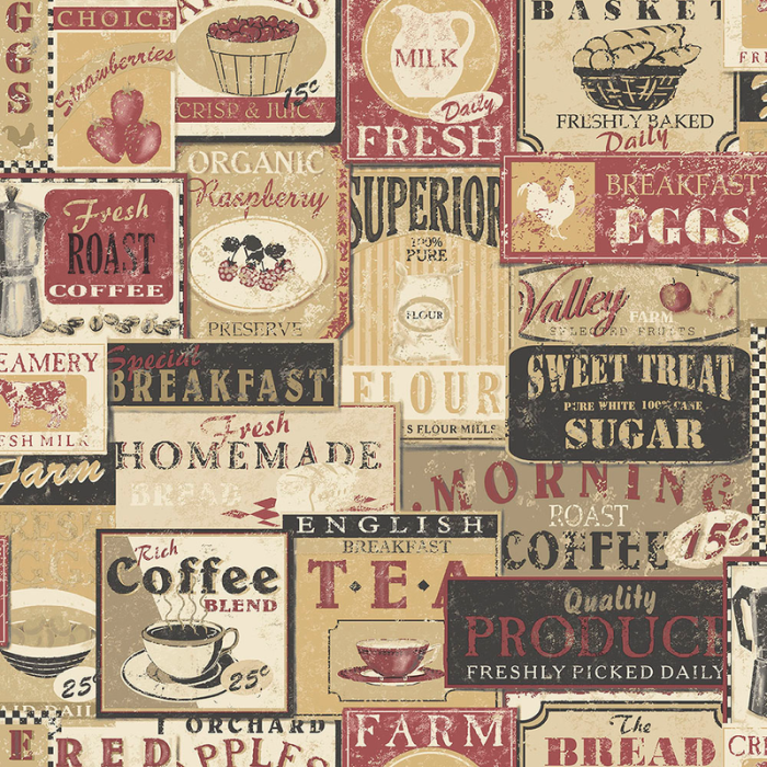 Tapet Nostalchic C Enamel Signs Galerie