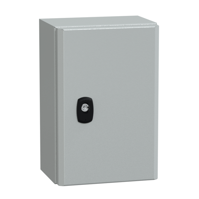 Väggskåp Spacial S3D med montageplåt Schneider Electric