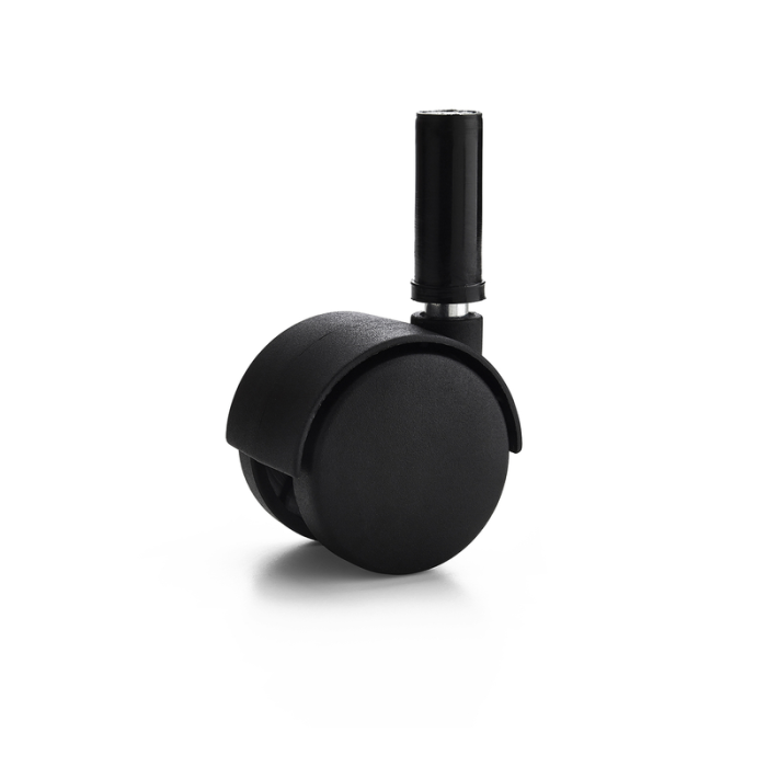 Möbelhjul Med tapp 1441 Svart 4-pack Habo