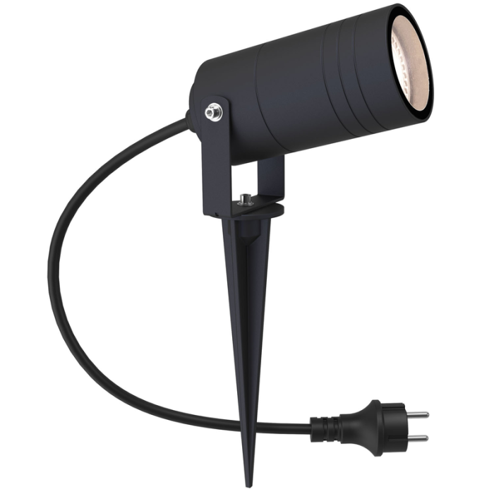 Spotlight Utebelysning Sebastian Ground GU10 Llitt