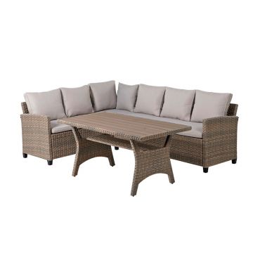 Loungeset 3 Delar Brun