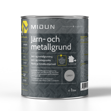Järn- och Metallgrund Grå Midun