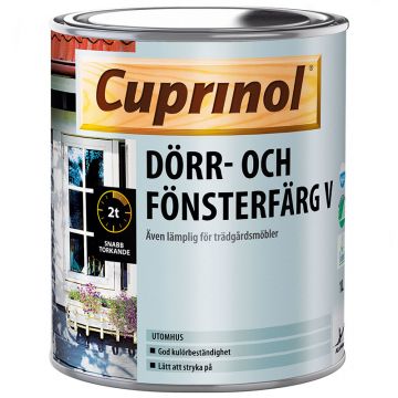 Dörr- och Fönsterfärg Halvblank Vit Cuprinol