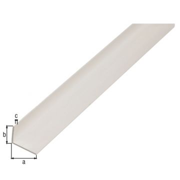 VINKELPROFIL PVC VIT 30X20X3/1M