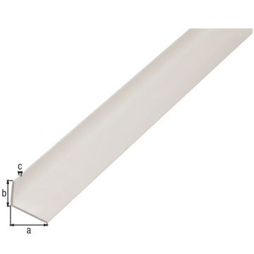 VINKELPROFIL PVC VIT 20X10X1,5/2M