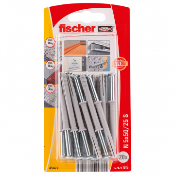 Spikplugg N Fischer 5X50 mm