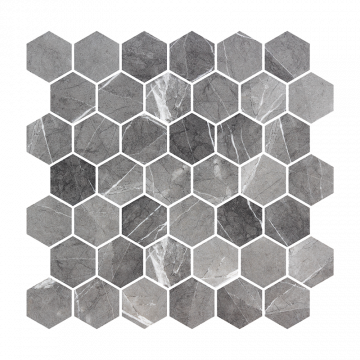 PROVBIT MOSAIK HEXAGON XL GRAFITO MATTE