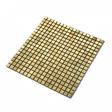 PROVBIT MOSAIK GOLD STAINLESS STEEL ST 1,5X1,5