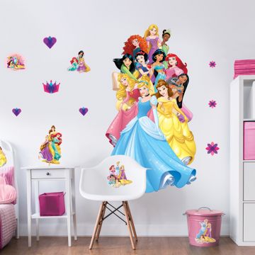 Väggdekor Disney Prinsessor Stor Walltastic