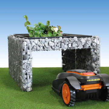 Planteringsbart Garage För Robotgräsklippare Gabion Bellissa