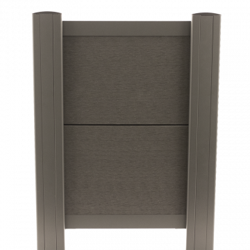 Staketset Royal Como Borstad 179,9 cm Kompositstaket Hortus