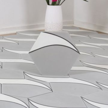 Marockanskt Kakel Heksagon Tikki Grey Nordic kakel