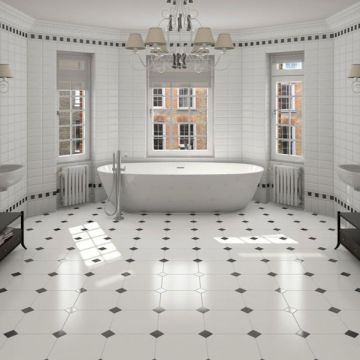 Klinker Oktagon White Vives