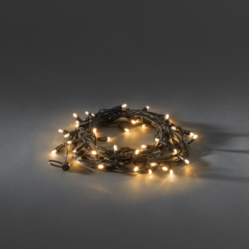 Ljusslinga Ute Tilläggsslinga för 4910, 50 Amber Moulded LED Gnosjö Konstsmide