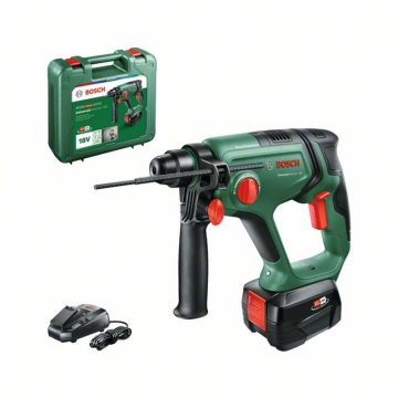 Borrhammare UniversalHammer 18V med Batteri, Laddare och Förvaringsväska Bosch Power Tools