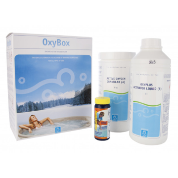 Vattenvårdskemikalier Desinfektion Klorfri Oxybox M-Spa