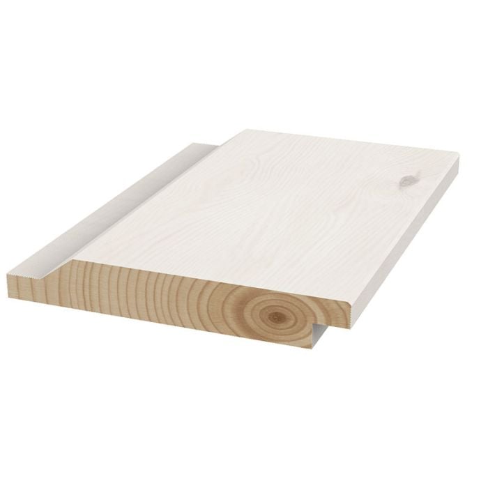 22X120 ENKELFASPANEL VITGRUNDAD (08421123) Byggmax.se