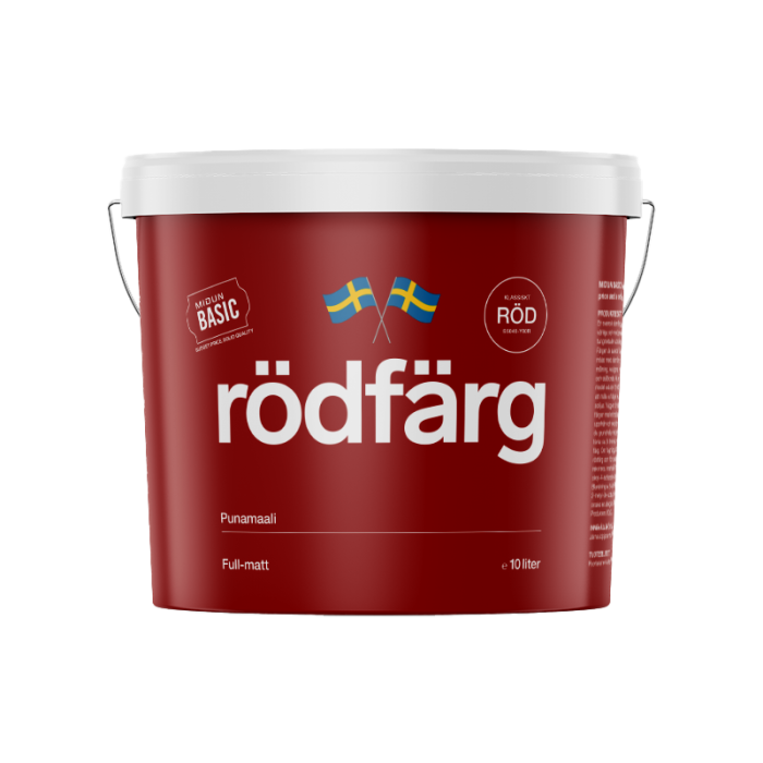 Slamfärg Röd Midun Basic (P-19858) | Byggmax
