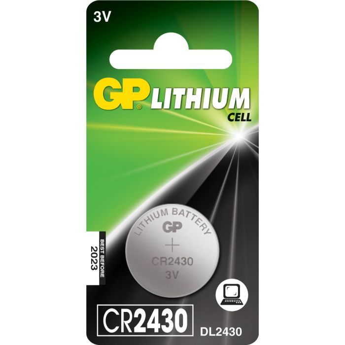Köp GP Batteri Lithium CR2430, 5 st på