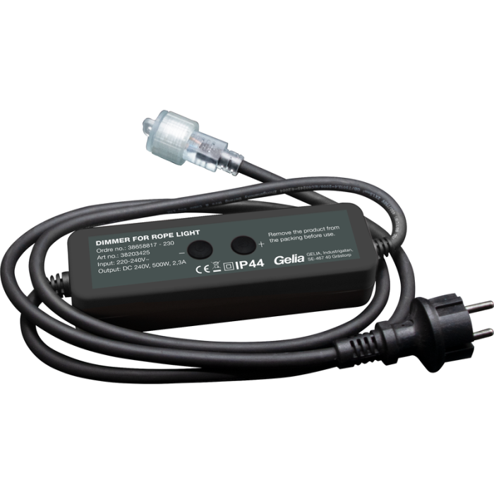 Dimmer för LEDslinga 4steg IP44 för Rope Gelia (68723840) Byggmax.se