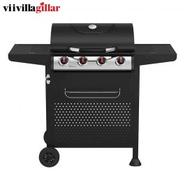 Gasolgrill fyra brännare Bryce