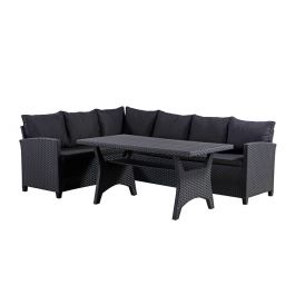 Loungeset 3 Delar Svart