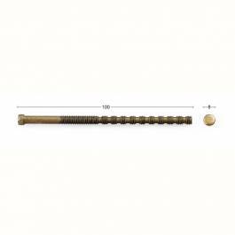 Cylinderskruv M5X100+Täcklock MP1 Habo