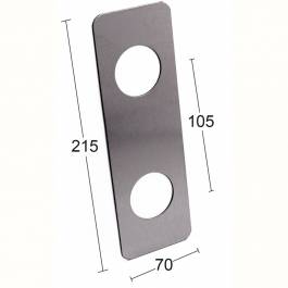 Täckskylt 159 215x70mm Habo