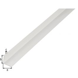 VINKELPROFIL PVC VIT 10X10X1/1M