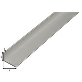 VINKELPROFIL ALUMINIUM SILVER 15X10X1,5/1M