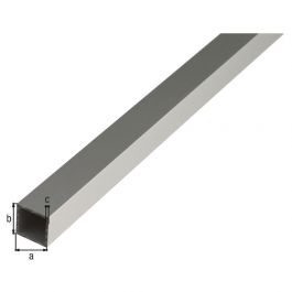 FYRKANTSRÖR ALUMINIUM SILVER 20X20X1,5/1M