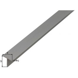 T-PROFIL ALUMINIUM SILVER 20X20X1,5/1M