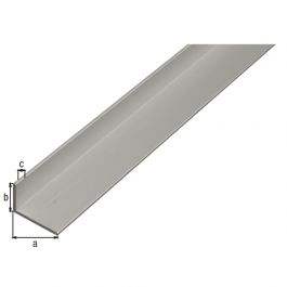 VINKELPROFIL ALUMINIUM SILVER 50X30X3/1M