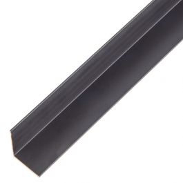 VINKELPROFIL ALUMINIUM SVART 20X20X1/1M