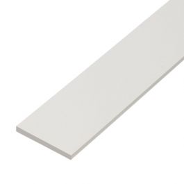 PLATTJÄRN PVC VIT 20X2/1M