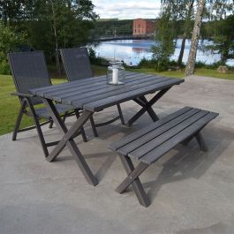 MATGRUPP SCOTTSDALE 150 SOLANA MED BÄNK BALTIC GARDEN
