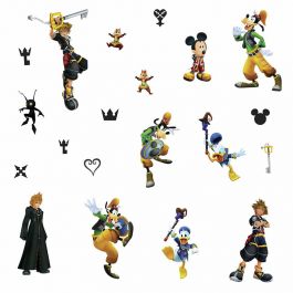 VÄGGDEKOR KINGDOM HEARTS STICKERS ROOMATES