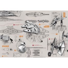 Billiga VÄGGDEKOR STAR WARS BLUEPRINT ROOMATES online på nätet