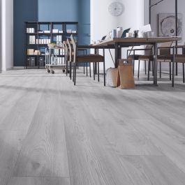 Laminatgolv Makro Oak Light Grey 10mm