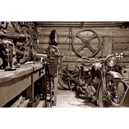 Tapet Vintage Garage Dimex