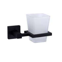 Tandborstmugg Aston svart matt Nordic kakel