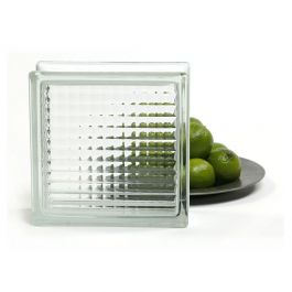 Glasblock Korsräfflad Basic