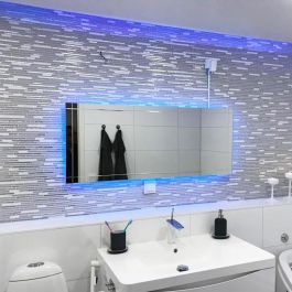Mosaik Sticks Glass White Nordic kakel