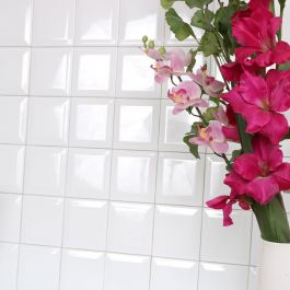 PROVBIT KAKEL METRO VIT BLANK NORDIC KAKEL