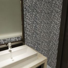 PROVBIT KRISTALLMOSAIK GREY MIX NORDIC KAKEL