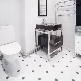 PROVBIT KLINKER OKTAGON WHITE 20X20 NORDIC KAKEL