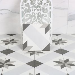 PROVBIT KLINKER MARRAKESH MIX 1 18,6X18,6 NORDIC KAKEL