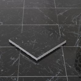 PROVBIT KLINKER CARRARA BLACK BLANK 15X15 NORDIC KAKEL