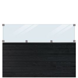PROFILSTAKET PLANK MED GLAS PLUS